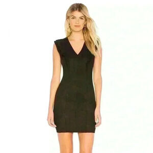 Bailey 44 Women's Glade Skiing Suede Ruffle Dress